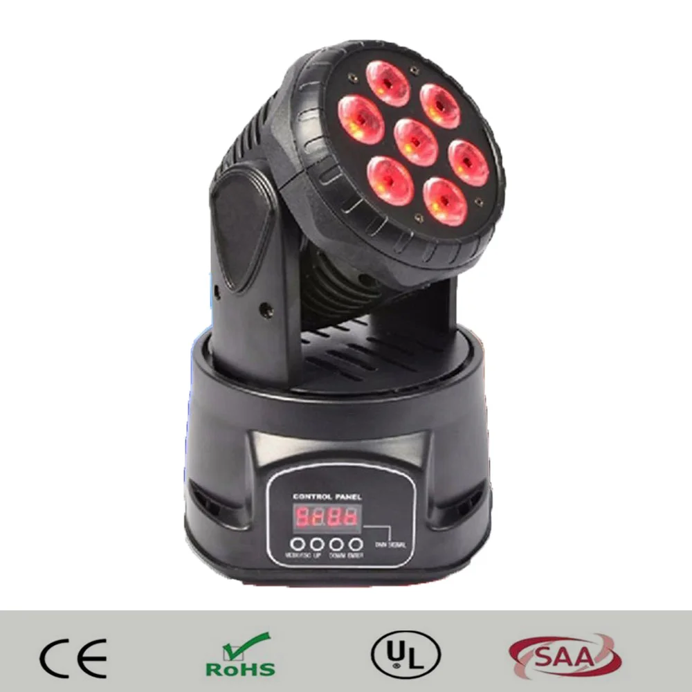 

led mini wash 7x12W moving head light beam moving head mini light rgbw 4in1 strobe effect