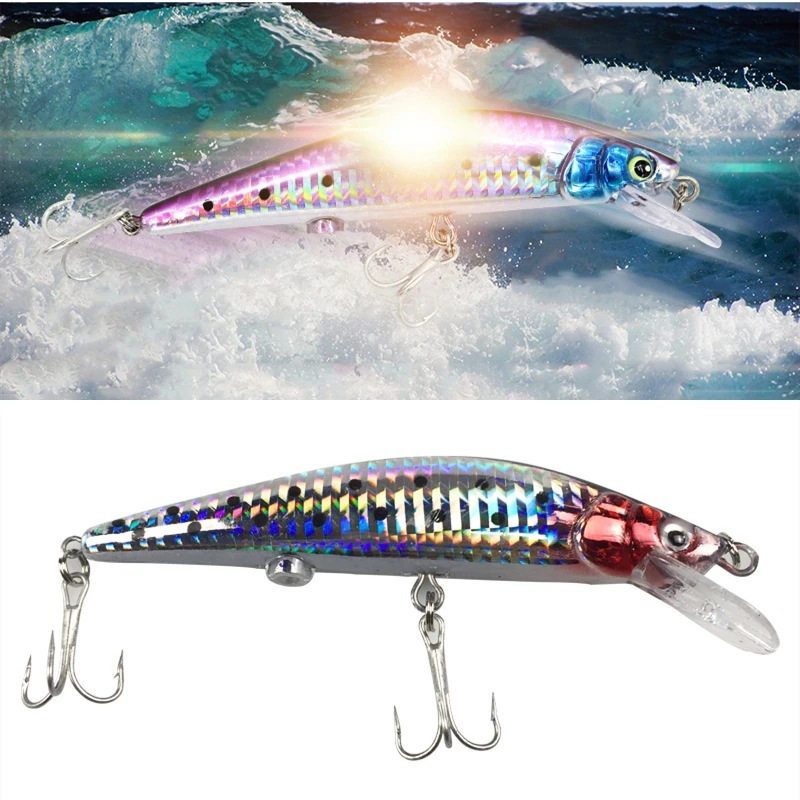 

USB Rechargeable Flashing LED Light Twitching Fishing Lures Bait Electric Life-like Vibrate Fishing Lures 1PCS