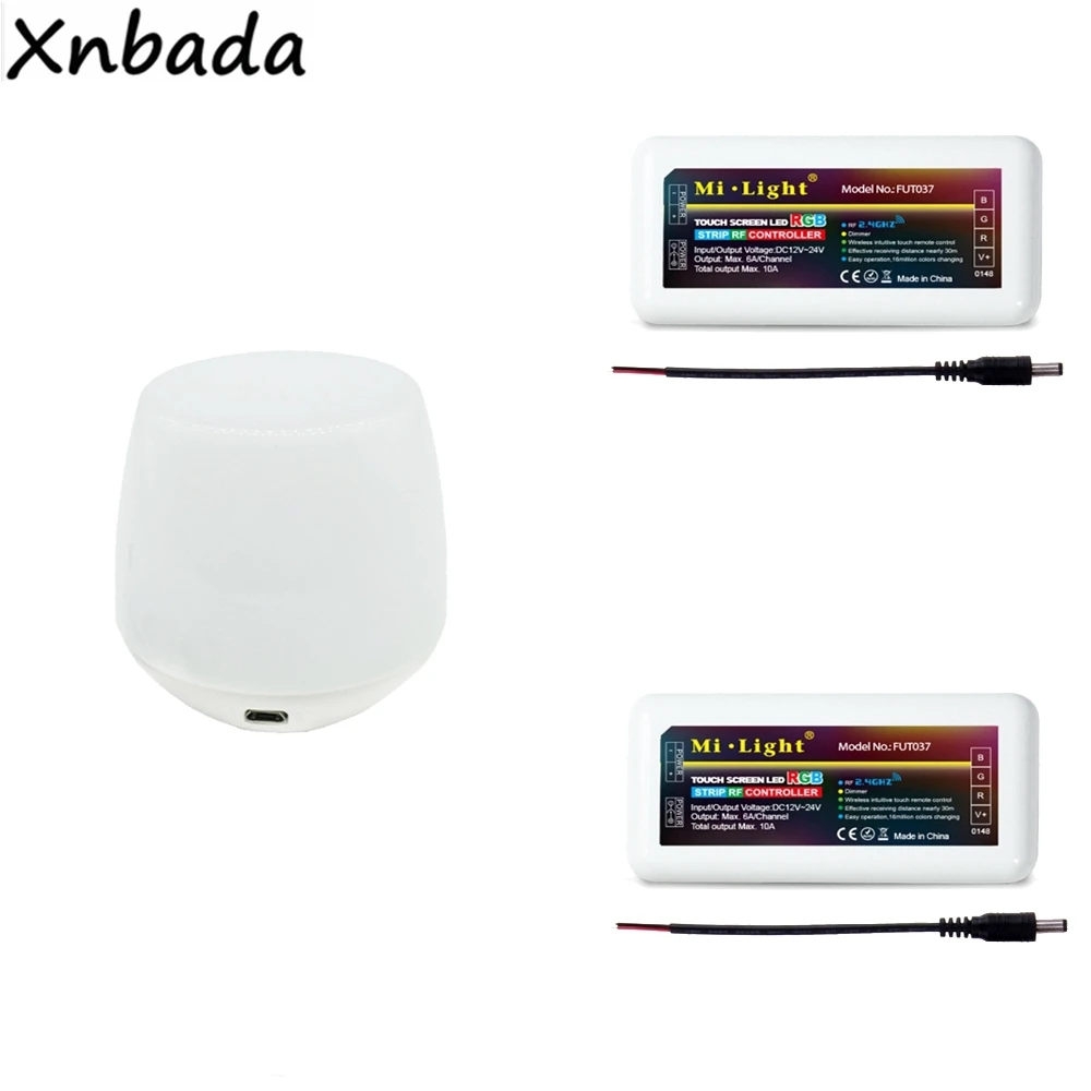 Milight WI-FI IBOX1 2,4G FUT096 4-Зона РЧ с регулируемой яркостью Беспроводной RGBW Пульт дистанционного управления для FUT037 RGB светодиодный контроллер для цветных(RGB) светодиодных лент DC12-24V