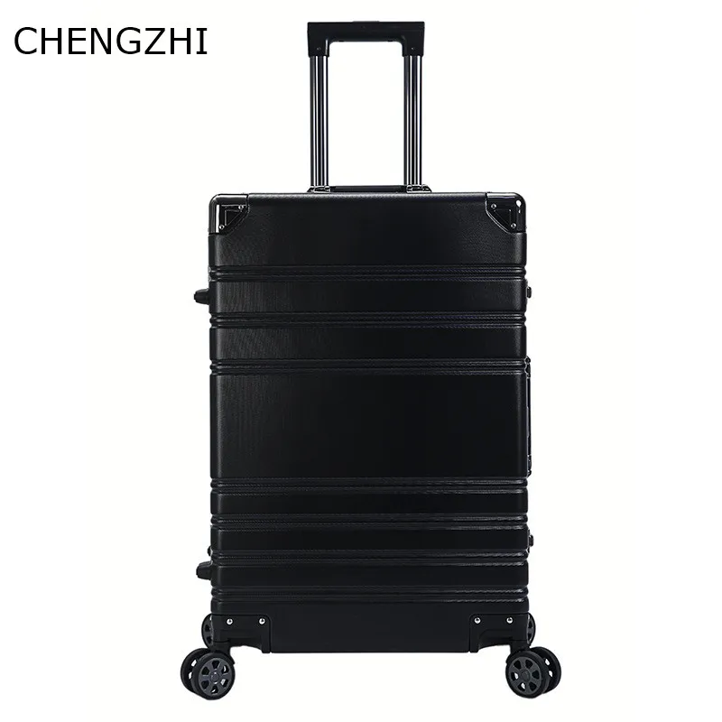 CHENGZHI Роскошные багажные серии 2" 24Inch прокатки багаж Spinner бренд тележки чемодан, дорожная сумка с колесами
