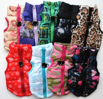 

Warm Dog Clothes Windproof Pet Dog Coat Jacket Puppy Clothes Padded Vest Dog Clothing Winter Pet Supplie