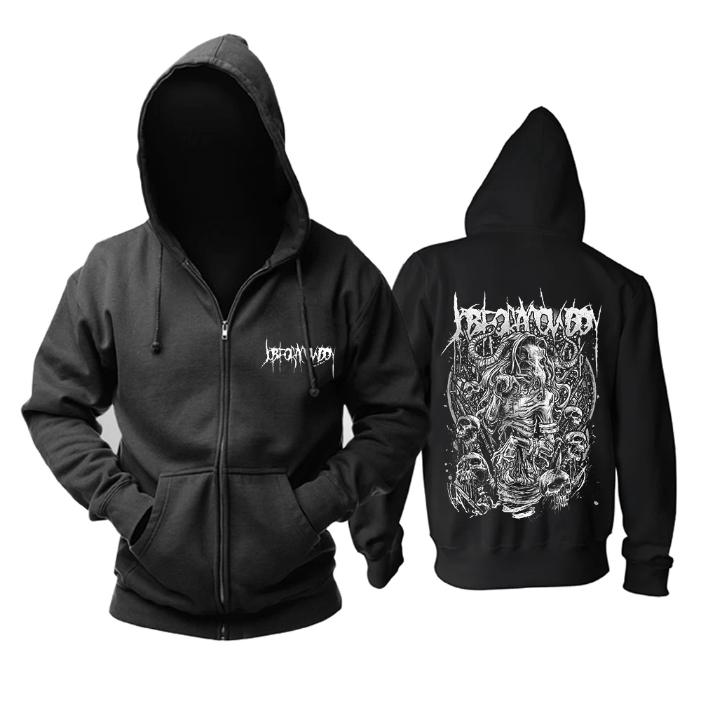 

Bloodhoof Job for a Cowboy BAND Demo Unfurling a Darkened Gospel/Gloom deathcore death metal black men's hoodie Asian Size