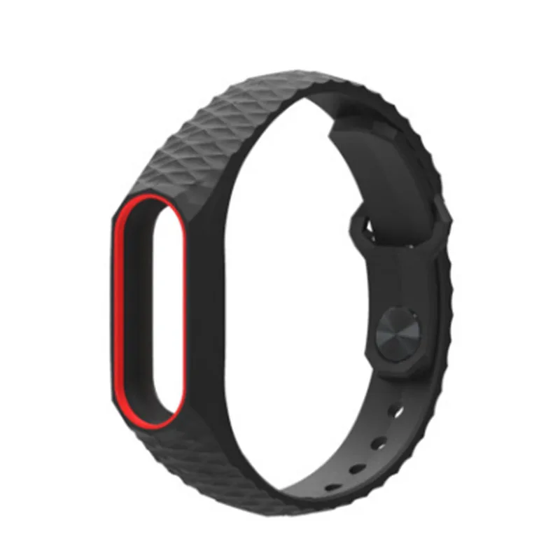 Ремешок Mjobs miband2 Двухцветный силиконовый сменный Браслет для часов xiaomi mi band 2