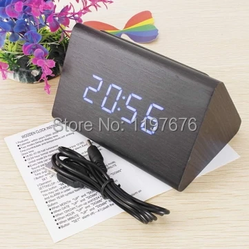 2014 Новый Дизайн Высокого Качества Будильники с Термометром Настольные Часы
