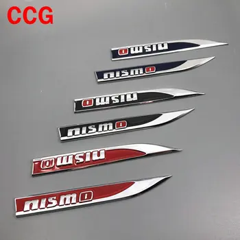 

10pairs Nismo Car Styling Metal Fender Side Sticker Decal Emblem For Nissan Tiida Teana Skyline Juke X-trail Almera Qashqai