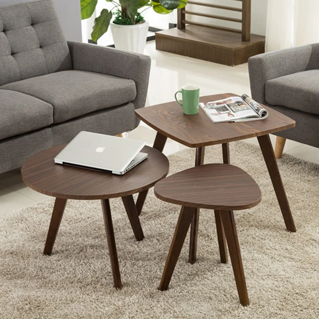 Eenvoudige moderne massief hout kleine salontafel woonkamer ... Eenvoudige moderne massief hout kleine salontafel woonkamer ...