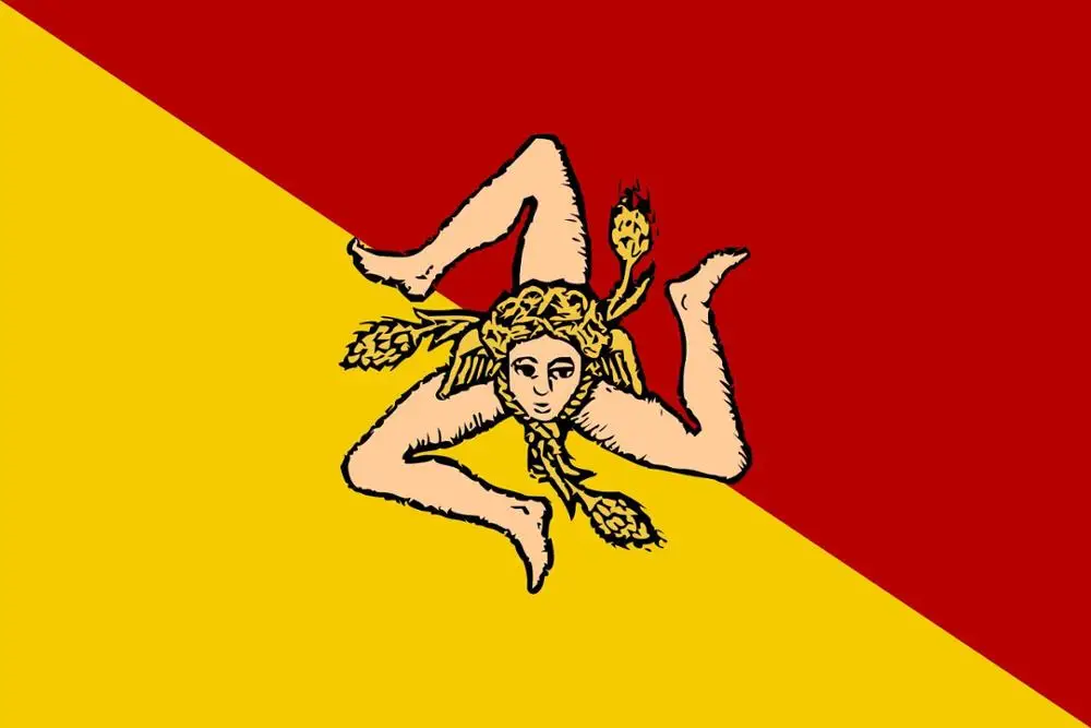 

90*150cm Italy of the Sicily flag for decoration