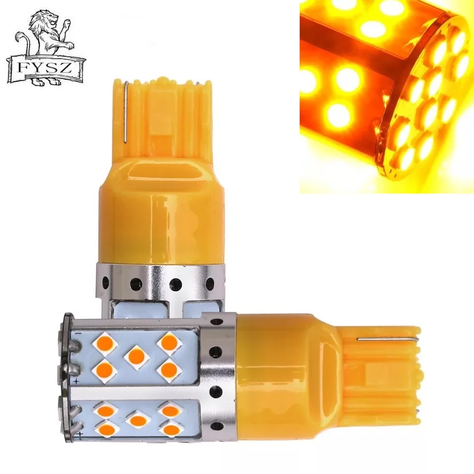 

FYSZ T20 7440 led vehicle light 35smd high brightness decoding turn signal vehicle taillight with constant current yellow light