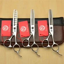 6” 17cm Japan 440C Professional Human Hair Thinning Scissors Hairdressing Scissors 8/14/18 Teeth Thinning Rate 35%-50% Z2004