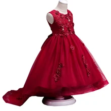 Girl dress floral wedding birthday clothes Children’s Costume 2018 Princess Party Dress 3 4 5 6 7 8 9 10 year baby clothing