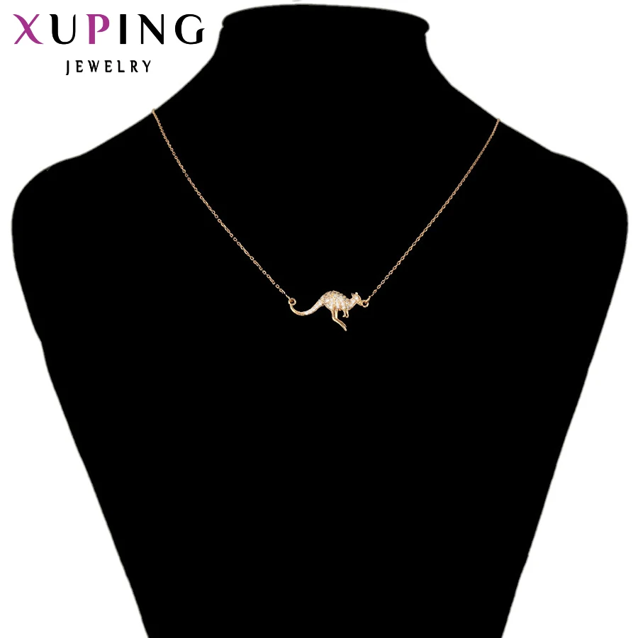 Xuping, элегантное ожерелье, популярная Длинная цепочка, ожерелье, бренд, позолоченное ожерелье, подарок на Хэллоуин 41865