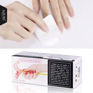 Лазурная красота Прочный ногтей полотенце 360 шт./кор. professional лаки для снятия УФ гель лак Очищение Уход хлопок полотенце s - изображение