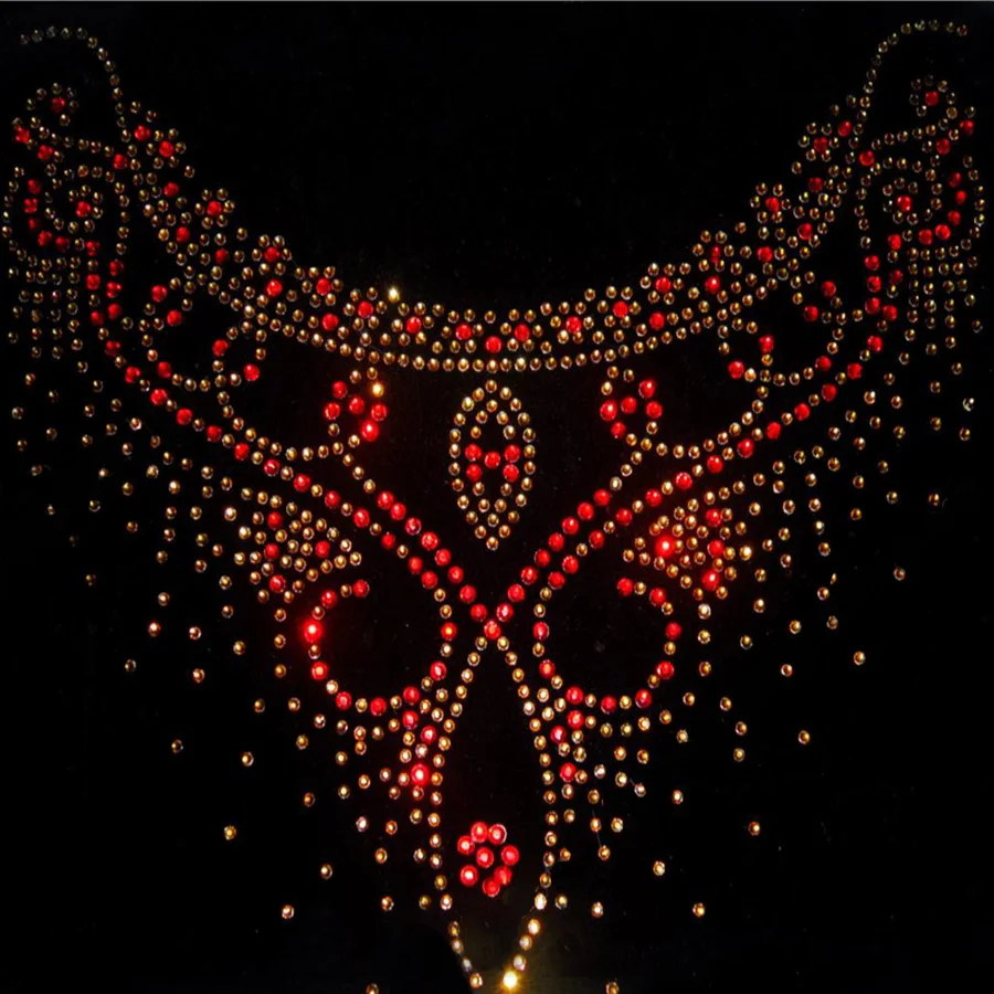 Узор из страз горячей фиксации утюжок для перегрева узор 2016|hotfix rhinestones motifs|rhinestone