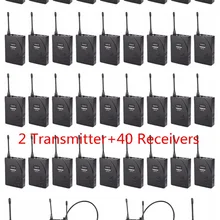 Takstar UHF938/UHF 938 беспроводной гид системы UHF частота 2 Передатчики+ 40 приемники для экскурсионных экскурсий