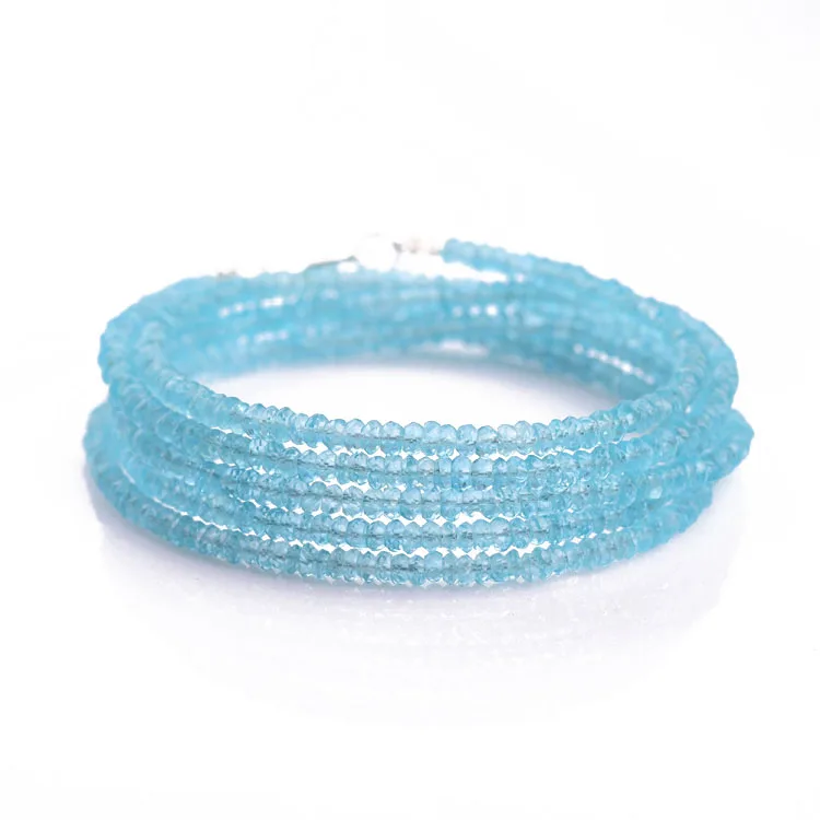 

Handmade Authentic Blue Phosphate Beads Bracelets