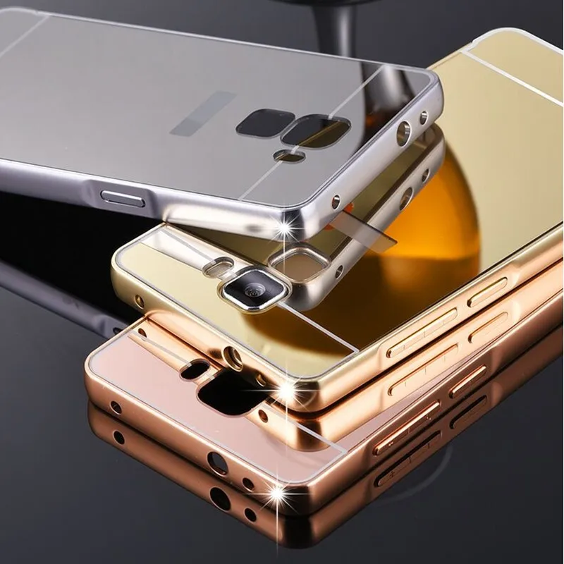 Защитный чехол для телефона Huawei Ascend Mate 7 Mate7 Роскошная алюминиевая рамка +