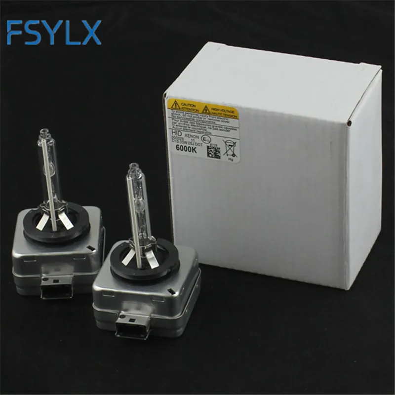 FSYLX 35W D1 D1S D1C HID ксеноновая лампа автомобильная фара оригинальная замена 4300k 6000k 8000k