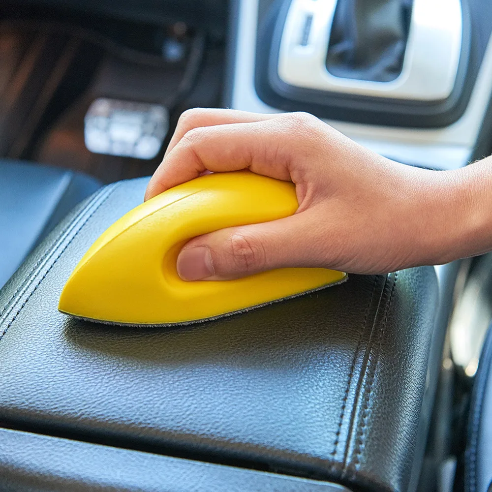 Автомобильное сиденье из кожи Чистящая Щетка для машины войлока стиральная ручной инструмент деталь Nano Авто салона очистки автомобиль