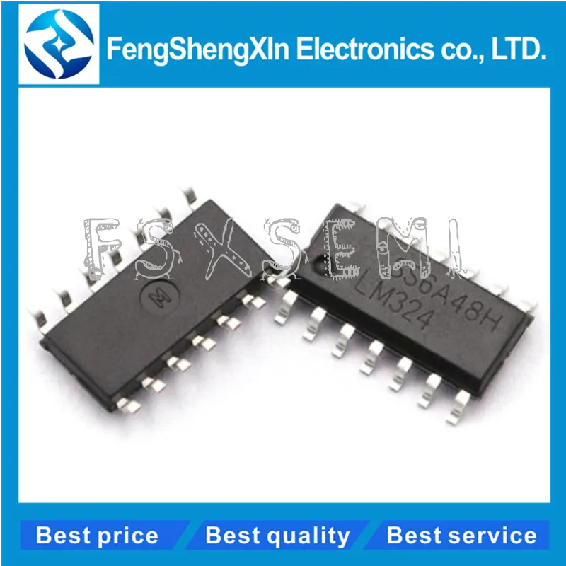 

20pcs/lot LM324DR LM324DT LM324 SOP-14 Single Supply Quad Operational Amplifiers IC