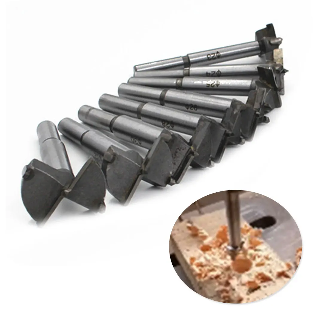 

16pcs/set Woodworking Hole Cutter Bit Cemented Carbide Drill Bit 15-35mm Drill Bit Set Flat Wood Drilling Bits
