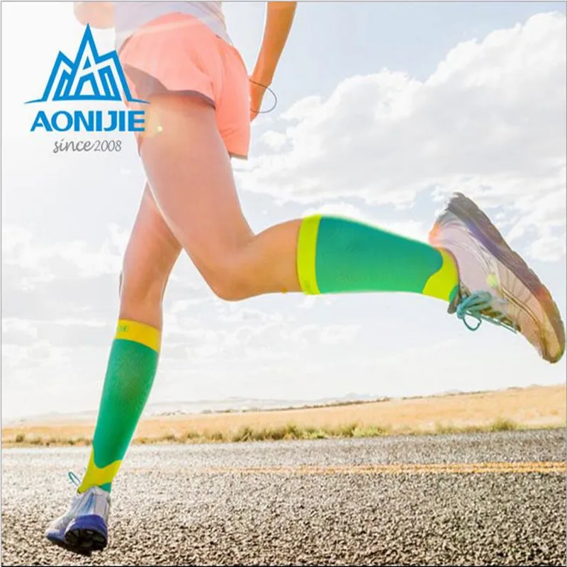 AONIJIE Runing Компрессионные гольфы для бега мужские велосипедный носок Calcetines Ciclismo Hombre носки для велоспорта Компрессионные носки для бега