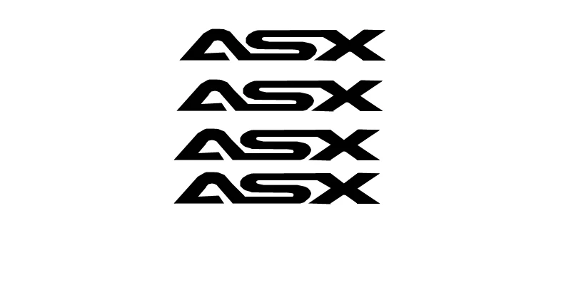 4 шт./лот стикер для автомобиля MITSUBISHI ASX 2011 2012 2013 2014 2015 автомобильные