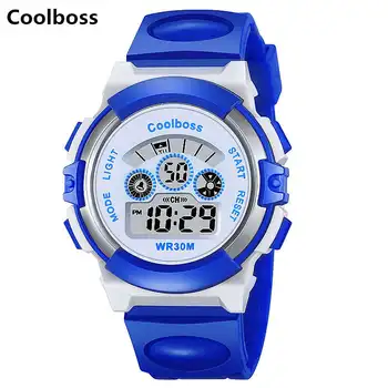 

Electronic Student Watch Waterproof Children's Wristwatch LED Digital Display Alarm Clock Kid Gift Boys Girls Sport Baby Watches