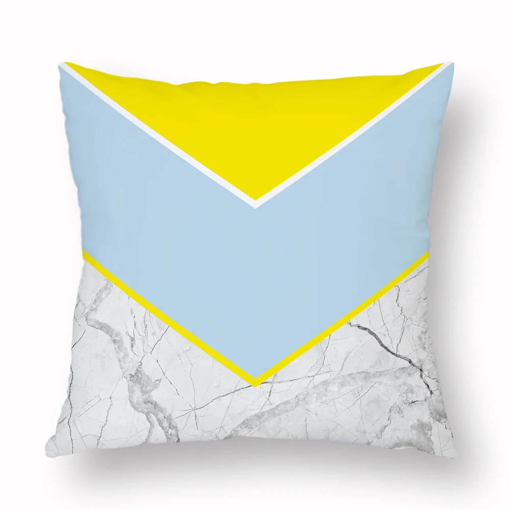 Yellow Geometry Cushion Cover Flamingo Cactus Deer Pattern Polyester Pillow Case Summer Fresh Home Decor for Sofa Bedroom 45x45 Yellow Geometry Cushion Cover Flamingo Cactus Deer Pattern Polyester Pillow Case Summer Fresh Home Decor for Sofa Bedroom 45x45