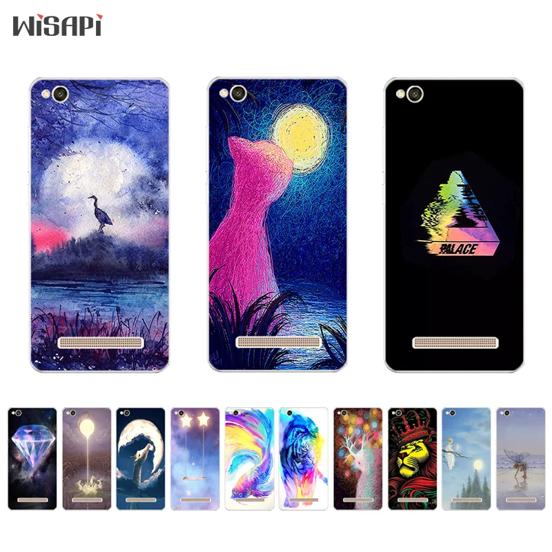 

Silicone For Xiaomi Redmi 4 Pro Phone Case for Redmi 4A 4X Shell Transparent for Hongmi 4 4S Bumper Cover Colorful Animals
