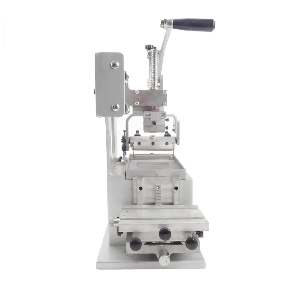 

4PC Manual pad printing  equipment company logo printer machinery single color oil stamping printer design die board pad head