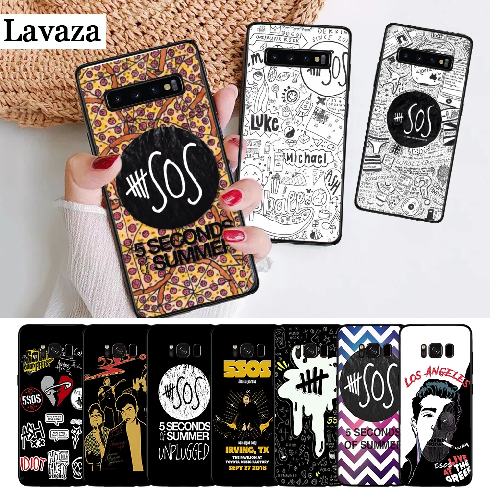 

Lavaza 5Sos band YOUNGBLOOD 5 Silicone Case for Samsung S6 Edge S7 S8 Plus S9 S10 S10e Note 8 9 M10 M20 M30
