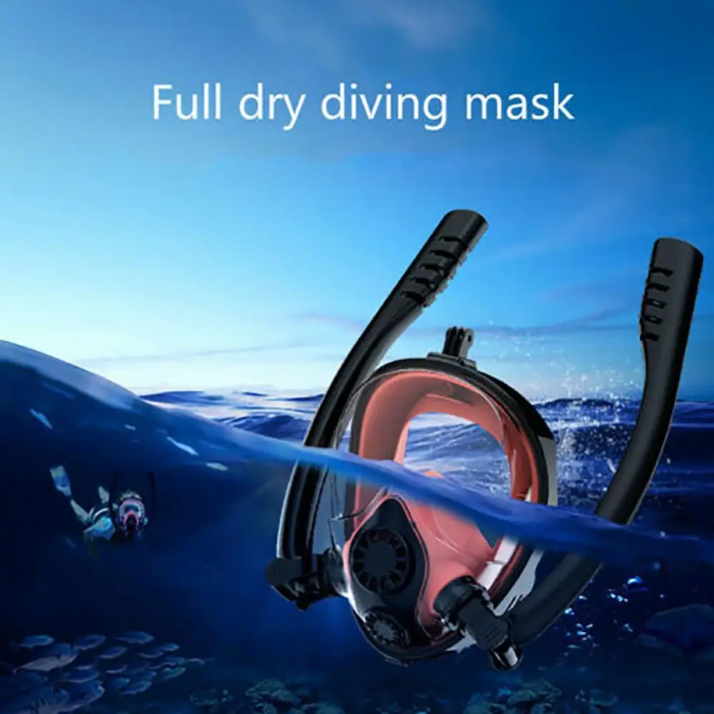

Breathing System Full Face Snorkeling Mask For Natural Breath Safe Snorkeling Anti Leak Anti Fog Diving Mask new