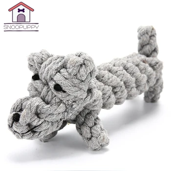 

Dog Pet Toys Braided Cotton Ropes Toy Tiger Shape Interactive Toy For Dogs Pets Molar And Cleaning Tooth Durable Chew Toy XF0037