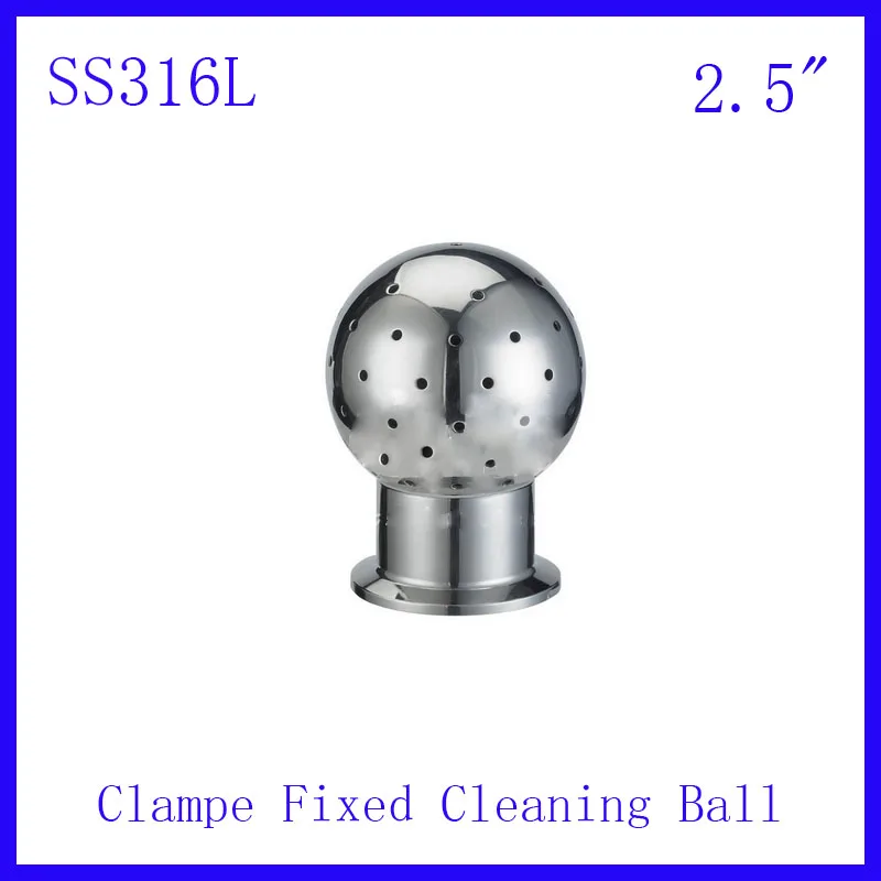

HOT 2.5" SS316L Stainless Steel 360 degree Spray Cleaning Ball Clamped fixed Tank ball Tank Sanitary Washing clean head