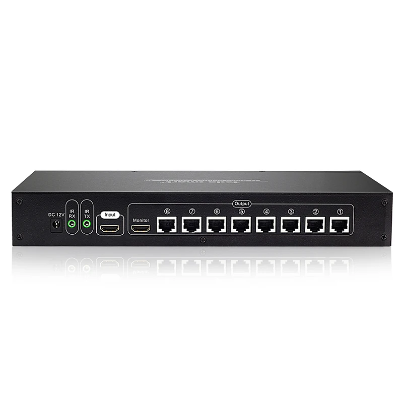 Tesla smart Новые скорость 1x9 HDMI Splitter Extender 60 м с ИК 1080 P Порты lan EDID режим