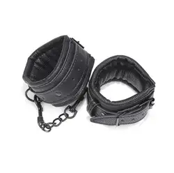 Взрослые игры Menottes бондаж кожаные наручники для секса пара Handboeien BDSM Связывание раба Cockring Juguetes Pareja Erotique
