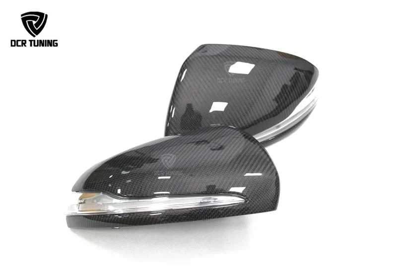 Mercedes W205 W222 W213 X205 Benz C S GLC E Class Carbon Fiber Mirror LHD Only 11 Replacement Style AMG (2)