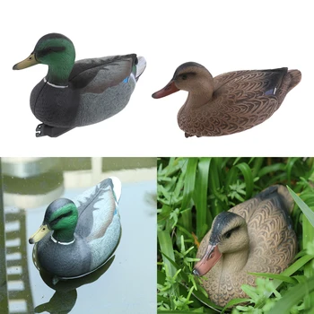 

2Pcs Duck Floating Decoy Hunting Birds Deterrent Repeller Weed Pest Scarers Outdoor Garden Yard Pond Decor