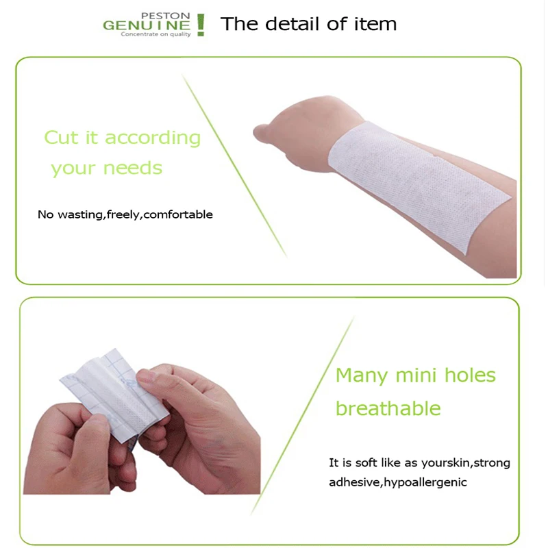 1Roll-Medical-Tape-Breathable-Nonwoven-Flexble-Hypo-allergenic-Adhesive-Wound-Dressing-Medical-Fixation-Tape-Bandage-with (1)