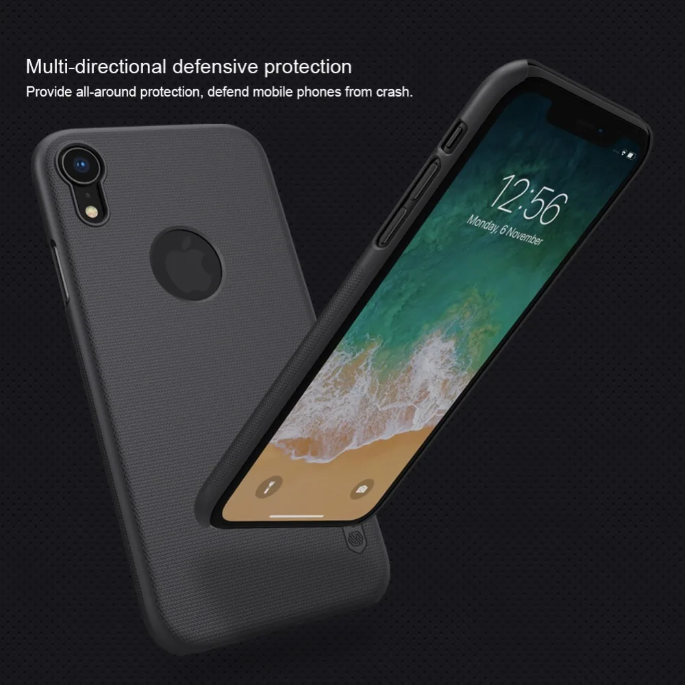 iphone 8 plus case for iPhone XR Case Nillkin Super Frosted Shield for iPhoneXR Hard PC Back Cover Ultra-Thin Case for iPhone XR Nilkin Phone Case iphone 7 cardholder cases