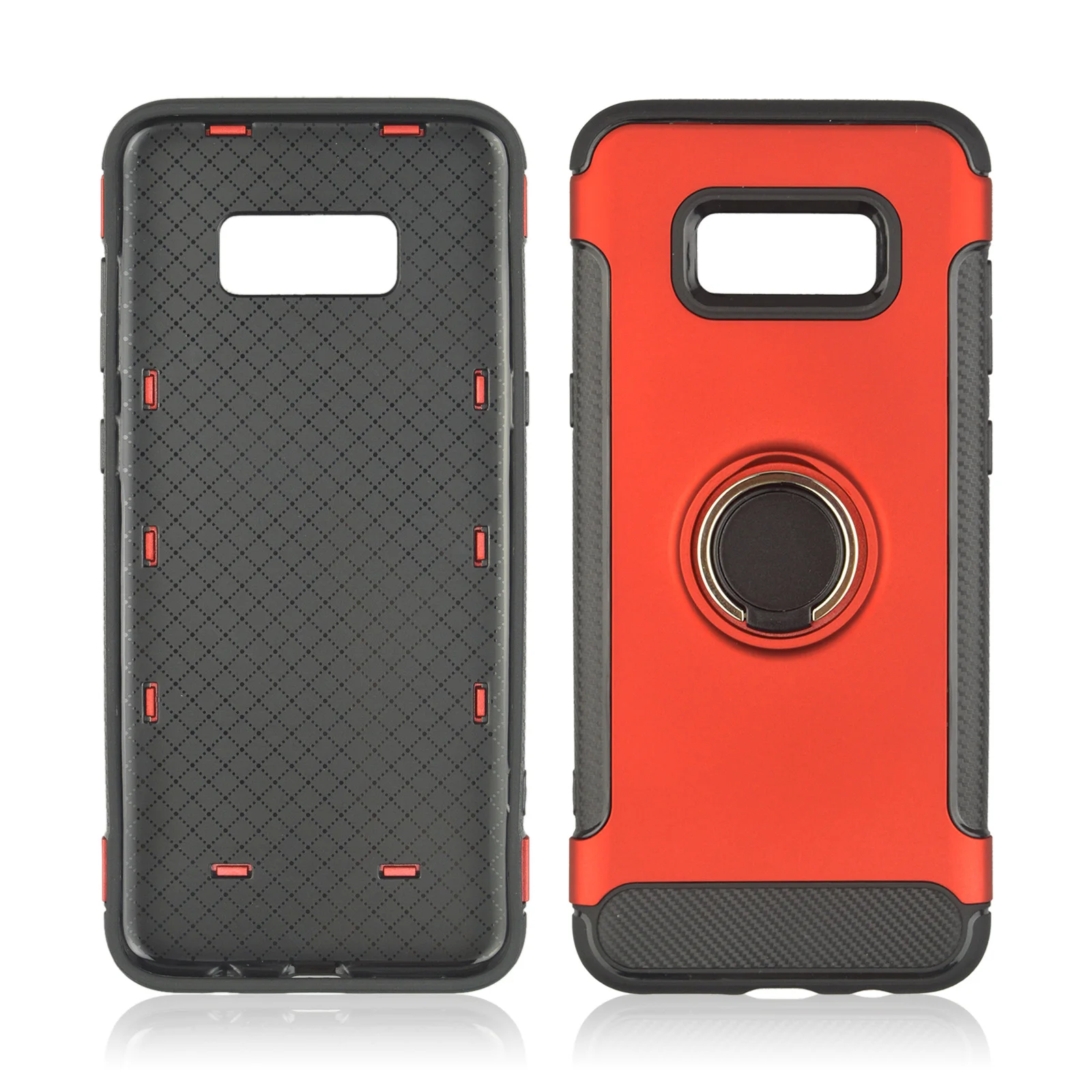 Powstro for Samsung Galaxy S8 S9 Plus Phone Back Cover 360 Rotatable Ring Holder Protective cover Stand Case | Мобильные телефоны и