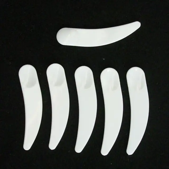Best Price 10 Pcs Mini Cosmetic Spatula Disposable Curved Scoop Makeup Mask Cream Spoon for Make Up Face Accessories Best Price 10 Pcs Mini Cosmetic Spatula Disposable Curved Scoop Makeup Mask Cream Spoon for Make Up Face Accessories