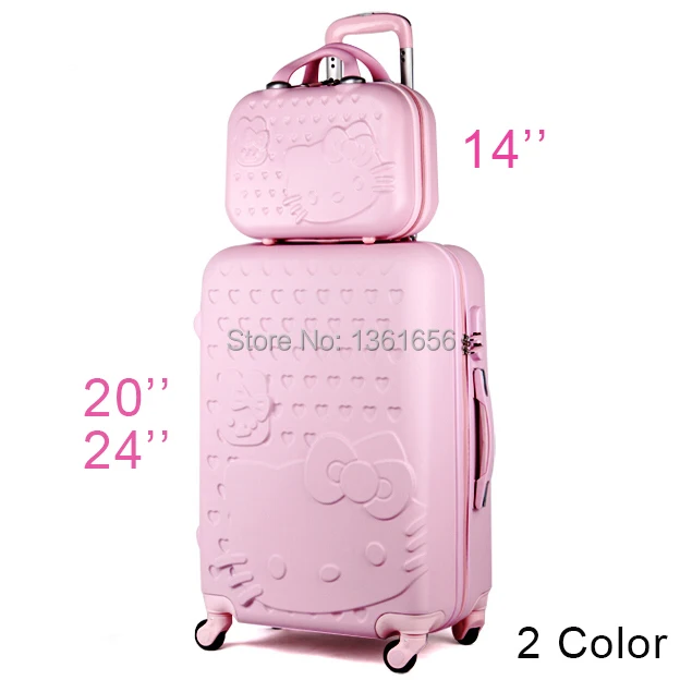 hello kitty spinner luggage