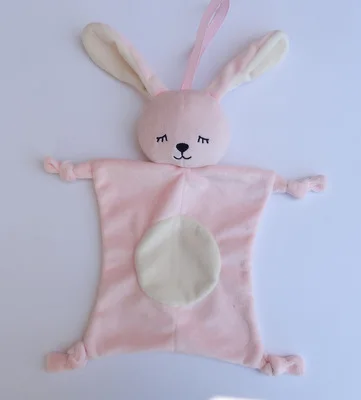 Горячая Младенческая Успокаивающая полотенце s Новорожденный ребенок в форме животного полотенце для рук младенец мальчики девочка Многофункциональный успокаивающий плюшевый успокаивающие игрушки полотенце - Цвет: Pink