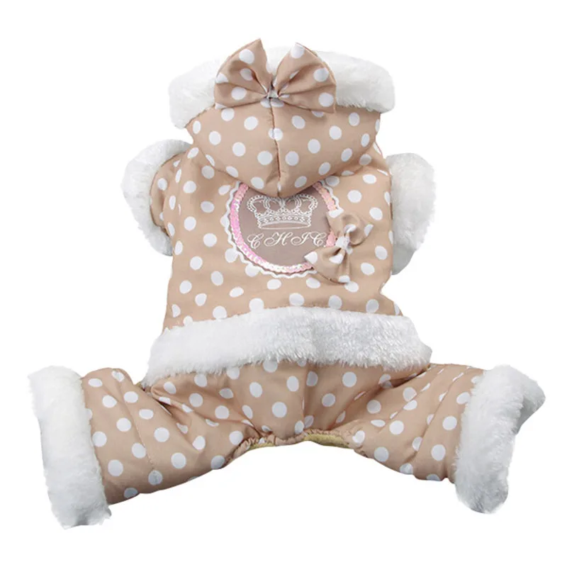 Pet Winter Warm Coat Puppy Dog Cat Hooded Jacket Clothes Apparel XS/S/M/L/XL