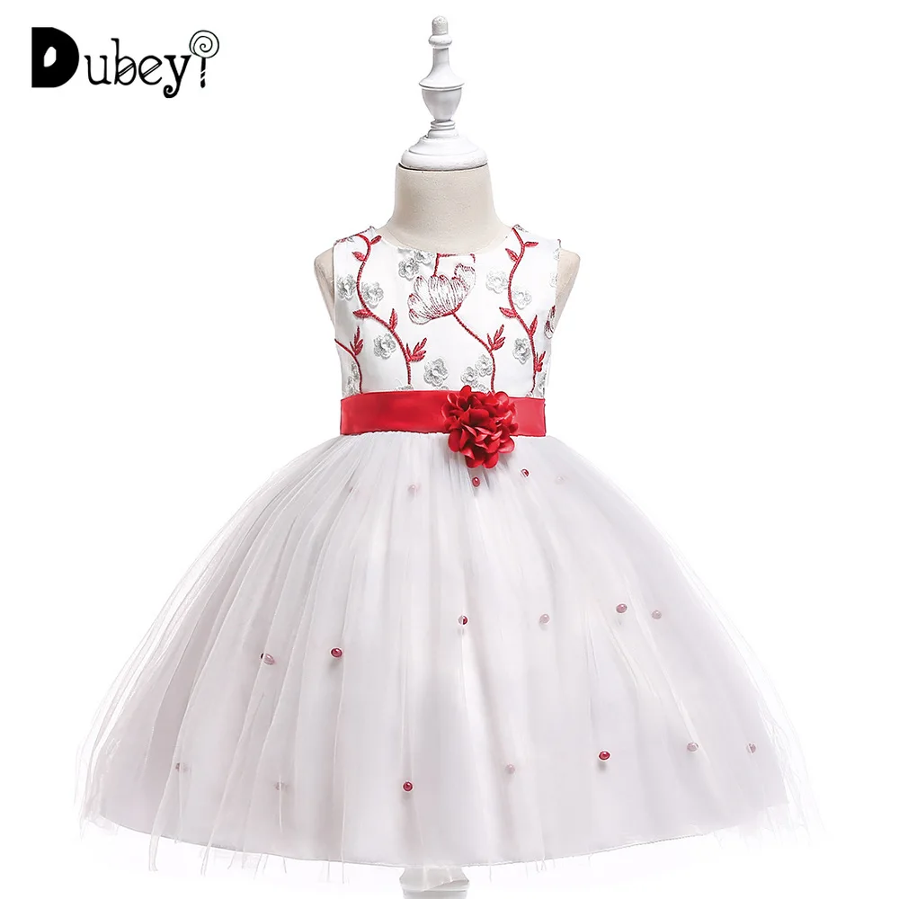 

Embroidery with Beading Dress Elegant Princess Dress Teen Girl Tutu Party Dress Festival Carnival for Girls 3-10 Years Old