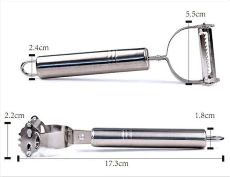 CA Нержавеющая Сталь Многофункциональная Овощечистка для овощей и фруктов кухонная Терка хороший помощник на кухне