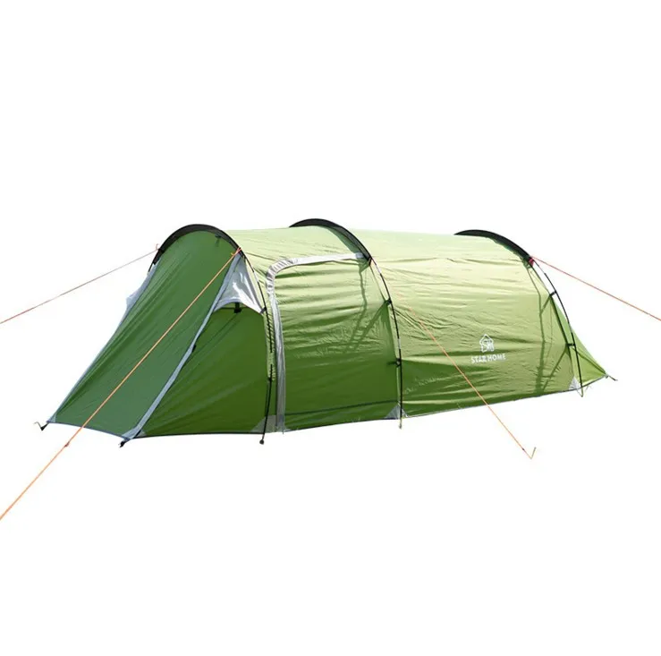 Один комнатная квартира палатка туннель палатки 2-3 человек открытый 2 слоя для вождения подан шатра легко и удобно