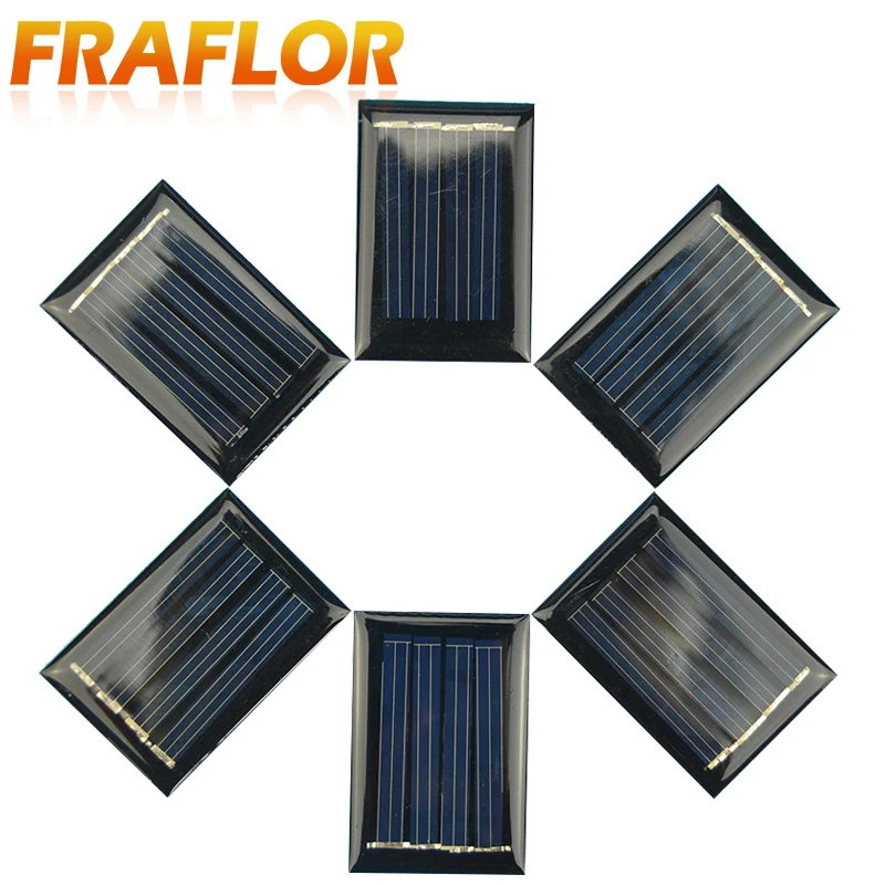 2 V 50mA Micro Mini Power Solarzellen Panel Board Set Spielzeug 54*54mm für V3A9 