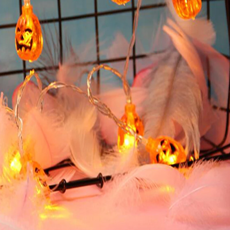 Halloween Pumpkin led string lights Battery Operated Halloween Dress up Holiday Christmas Party Garden Decoration Lanterns Light (6)